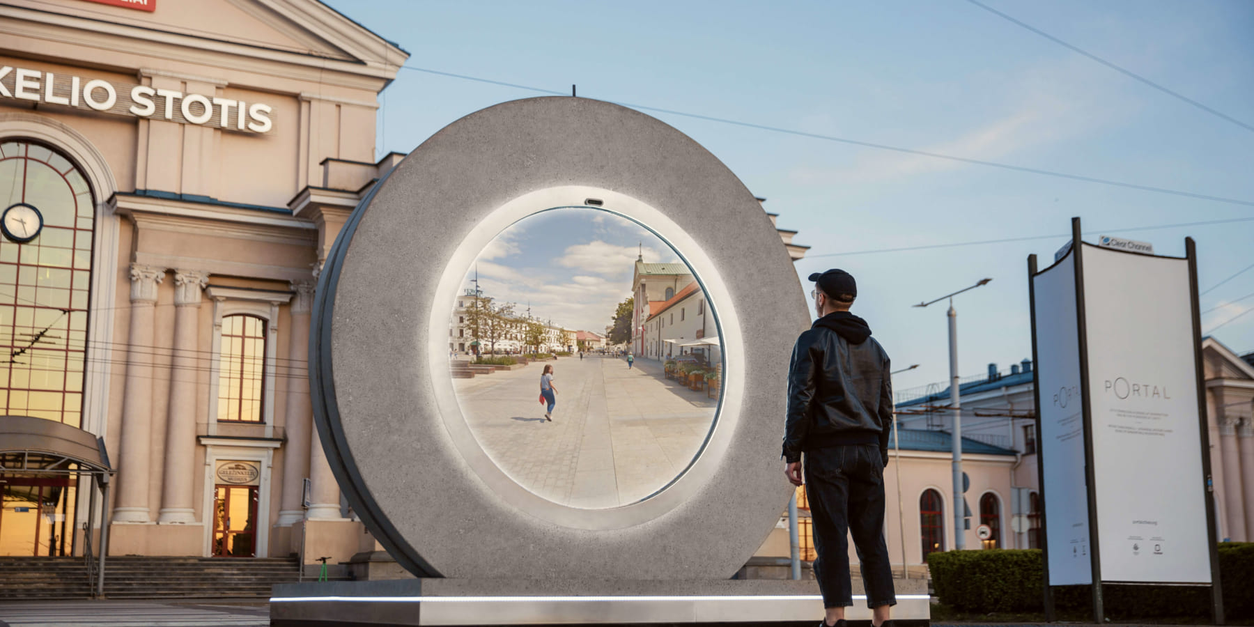 リアルタイムで都市と都市を結ぶ窓「Portal」